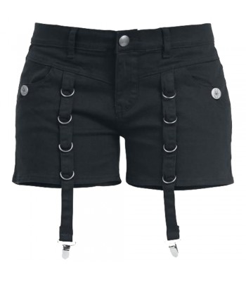 Women Gothic EMO Black Short Pant 